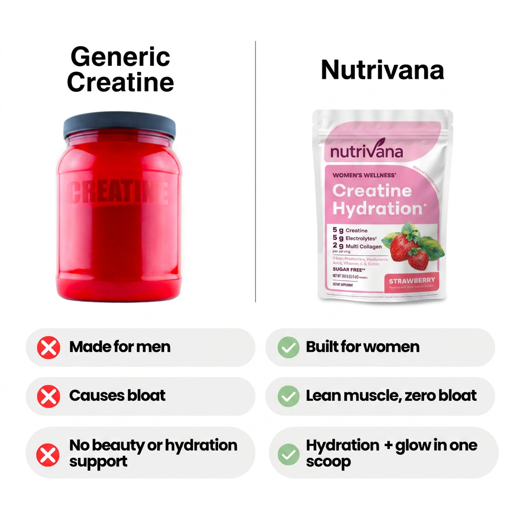 Generic creatine vs Nutrivana
